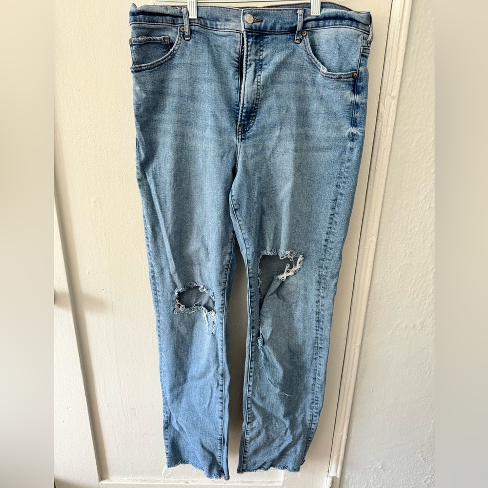 Straight Ripped Jeans from Express